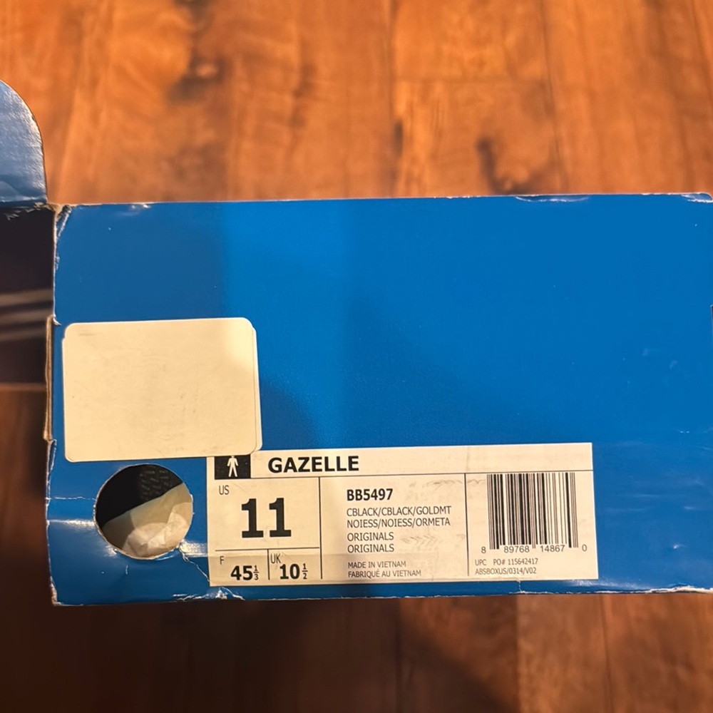 adidas Gazelle Box - Blue and White